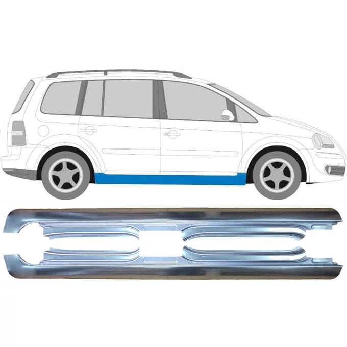 Volledige dorpel voor Volkswagen Touran 2003-2010 / Links + Rechts / Set