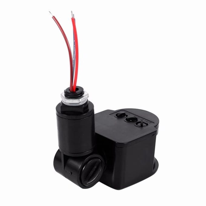 Allecto - Led Outdoor Bewegingssensor - Veiligheid - Zwart