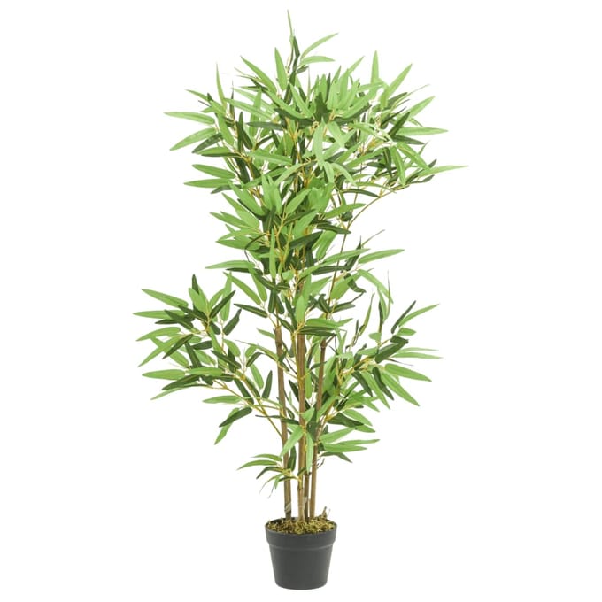 vidaXL Kunststof bamboeplant - 552 bladeren, 120 cm, groen
