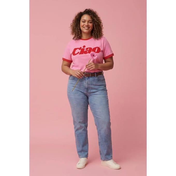 T-shirt dames She is Sunday Ciao