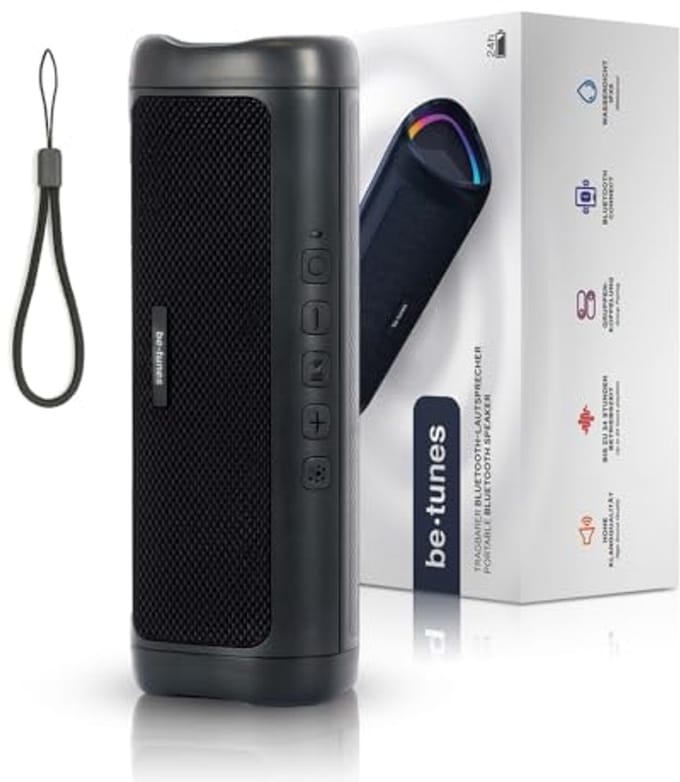 Draadloze Bluetooth-luidspreker met LED-lampen en 24 uur batterijduur - 10 W draagbaar apparaat