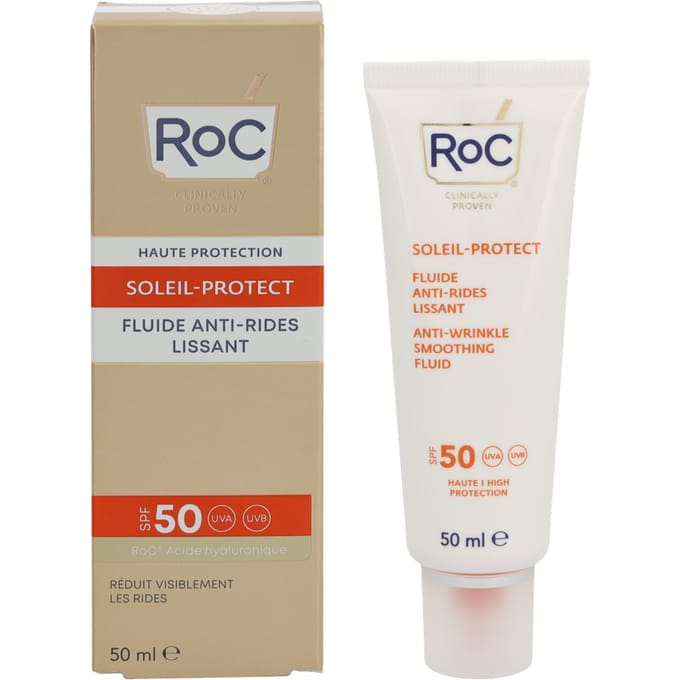 ROC Soleil-Protect Anti-Wrinkle Smoothing Fluid SPF50+50 ml.