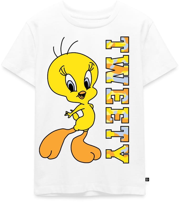Looney Tunes Tweety Camouflage Premium T Shirt Kinderen
