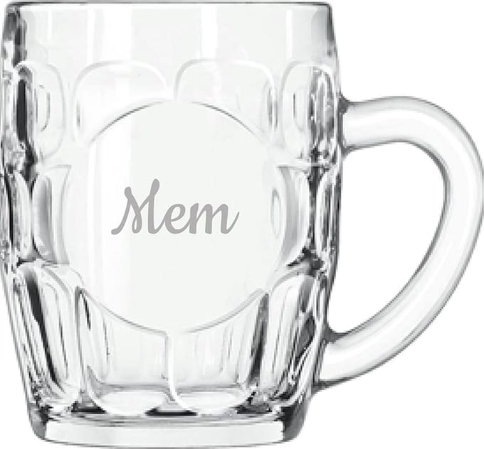 Gegraveerde Bierpul 55cl Mem