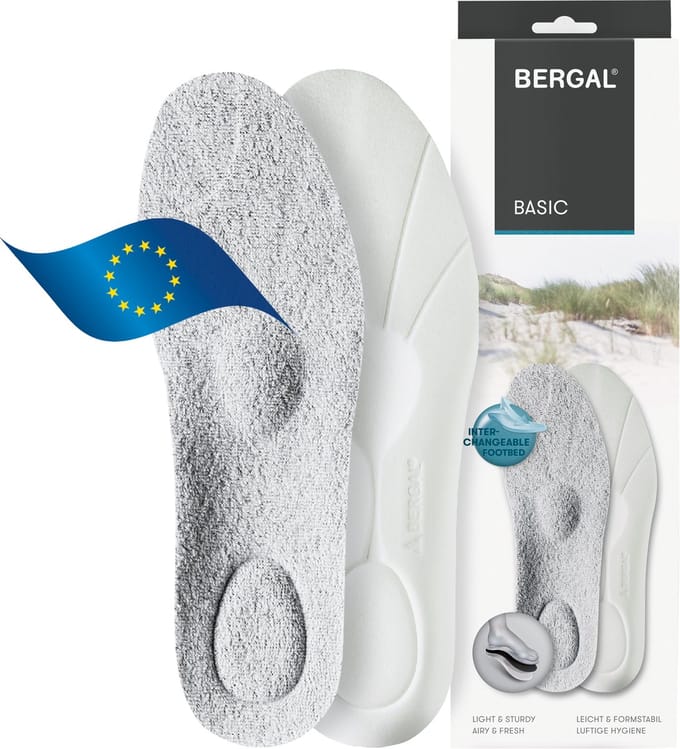 Bergal Basic sport inlegzool (badstof + actieve koolstof)
