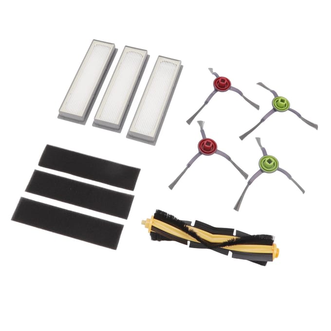 Stofzuigerrobot Filter Hoofd- en Zijborstels Stofzuigerrobot Accessoires voor Deebot Ozmo 920 950 T8 white