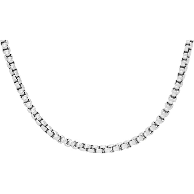 Fossil JF04505040 Unisex Ketting - Zilverkleurig