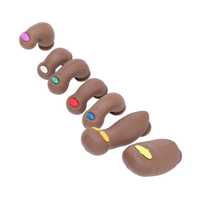 Grappige Teen Gat Schoendecoraties Bedels Accessoires Opvallende Schoendecoratie Bedels voor bruin