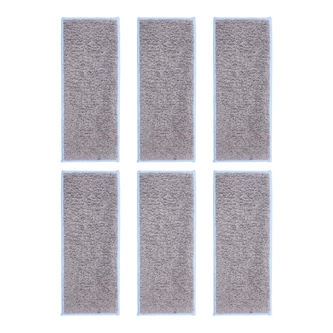6-Pack wasbare natte dweilpads vervanging voor iRobot Braava Jet M6 dweildoek accessoires 6 Wet Pads gray