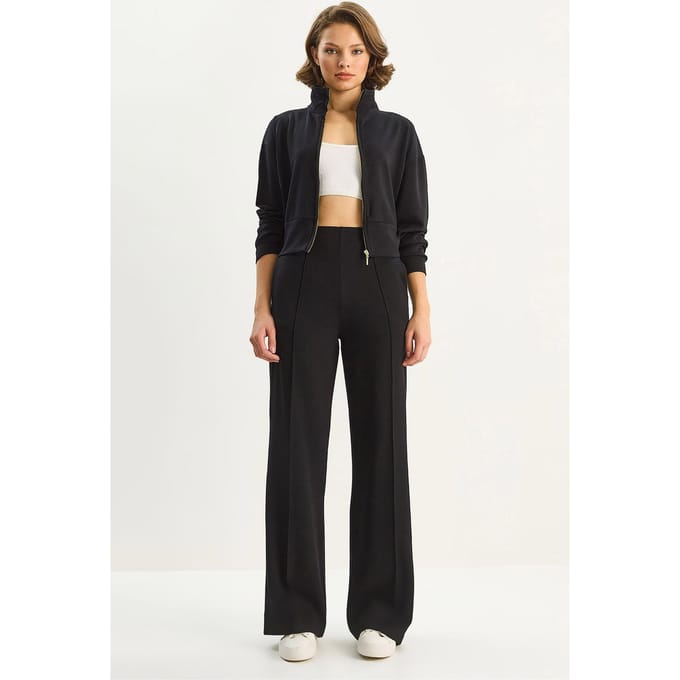 Volledige Rits Sweater en Broek Twee-Delig Set