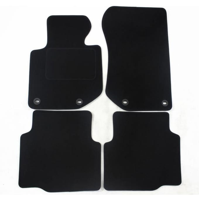 Vloermat - BMW - E36 - Zwart velours - Nauwkeurige pasvorm - Antislip basis