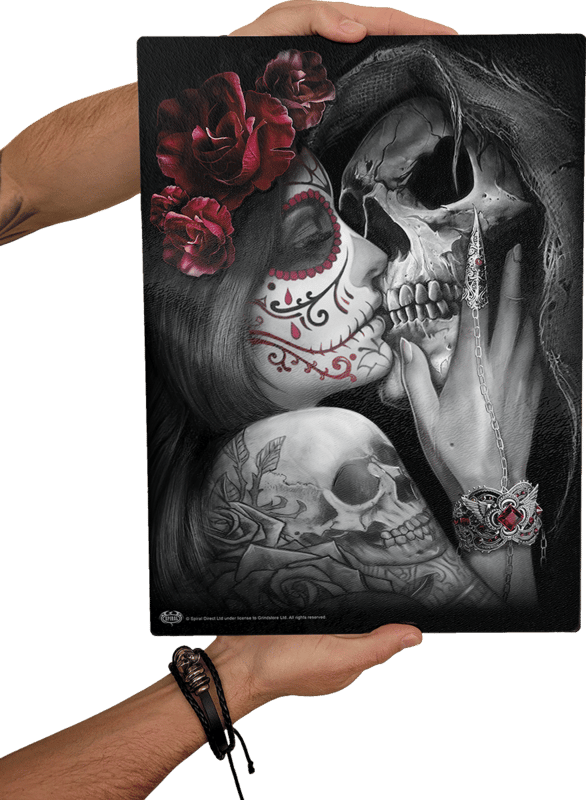 Spiral Dead Kiss Unisex Snijplank - meerkleurig - Standard
