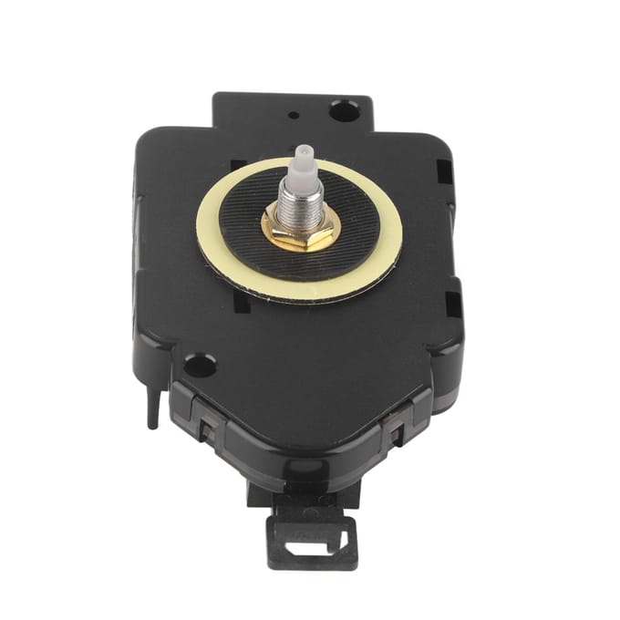 DIY Uurwerk Kits Batterijvoeding Nauwkeurige Tijdmeting Stil Geruisloos ABS Kunststof Slinger black