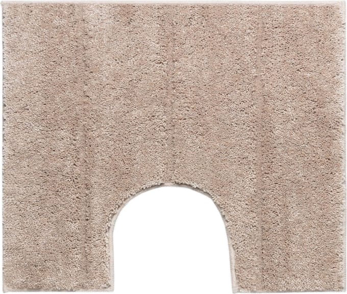 Casilin Ray WC-mat - 50 x 60 cm - Met uitsparing - Antislip - Zand