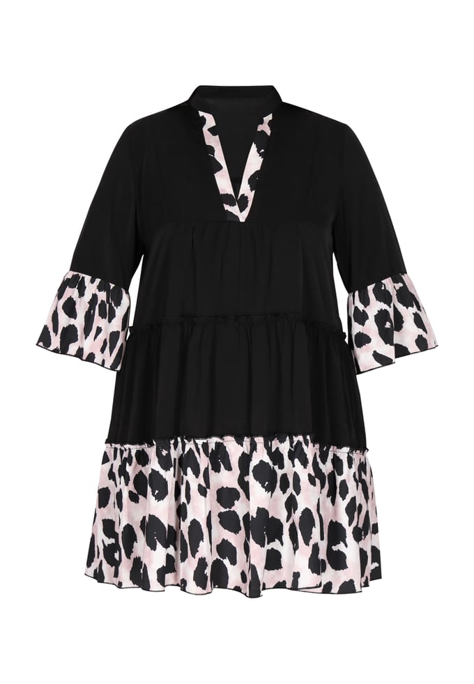 Faina jurk Dames zwart