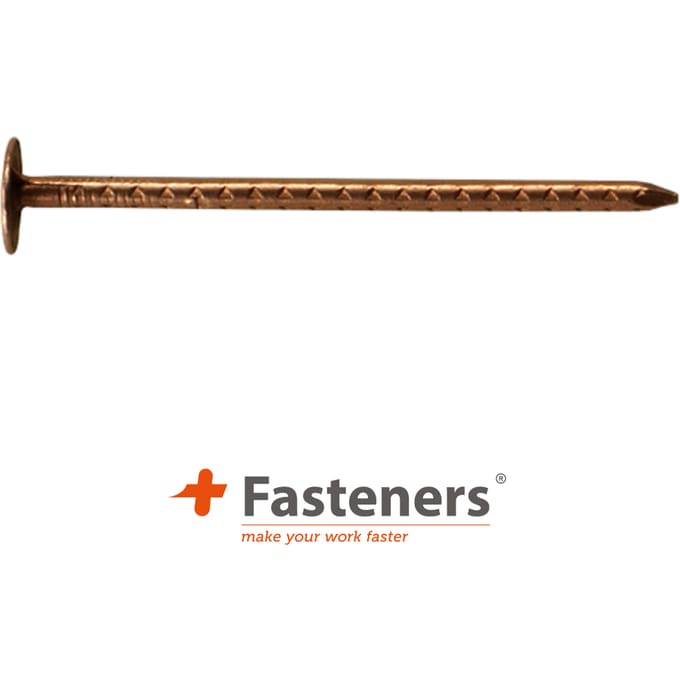 +Fasteners® Asfaltnagels   D.1160B Ø2,80x45 Koper 5kg
