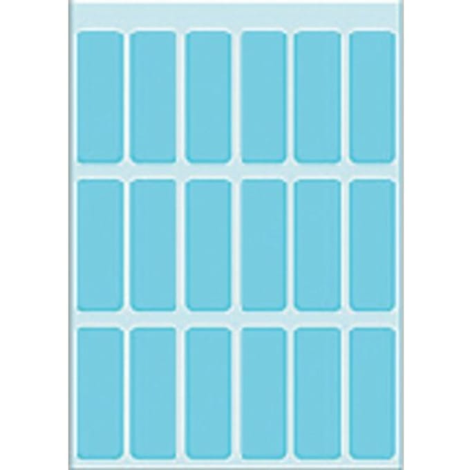 Etiket HERMA 3653 12x34mm blauw 90 stuks
