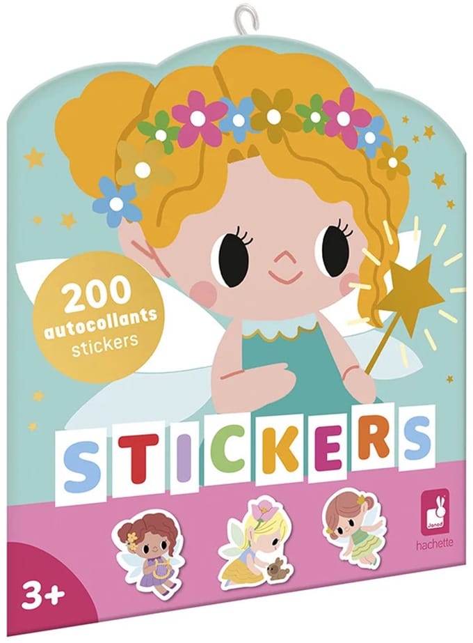 Janod - Stickerboek - Feeën - 200 stickers