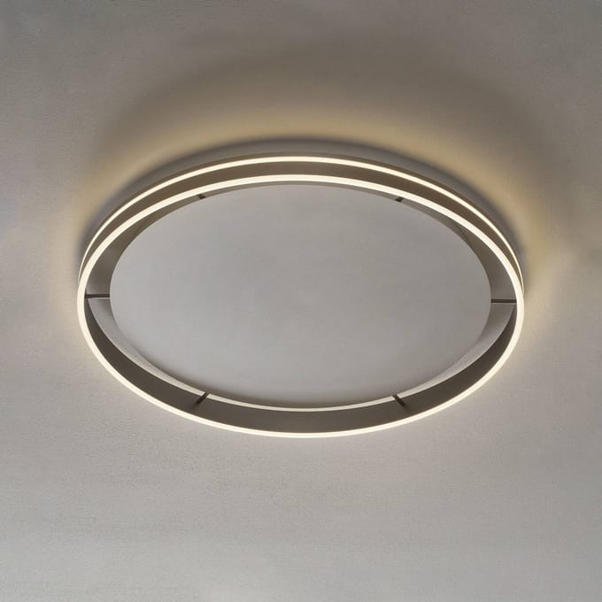 Q-Smart-Home Paul Neuhaus Q-VITO LED plafondlamp 79cm staal