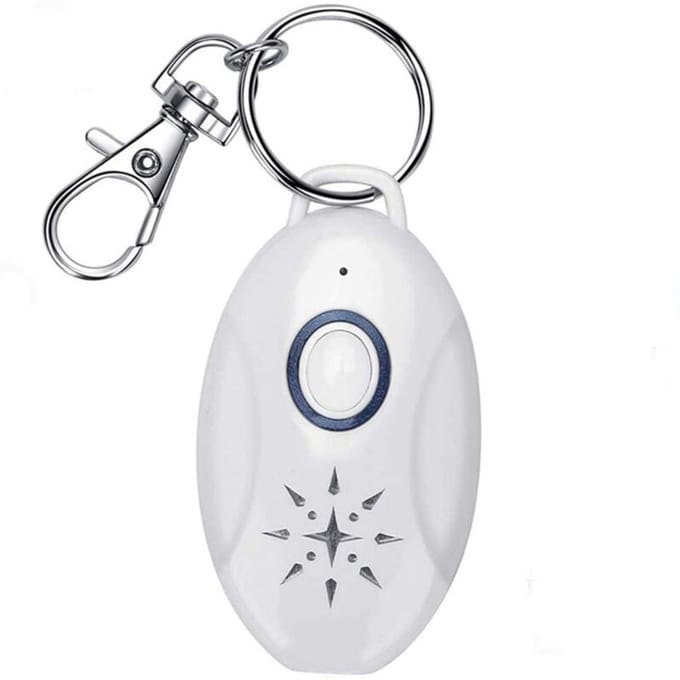 Witte mini elektronische muggenverjager, draagbaar