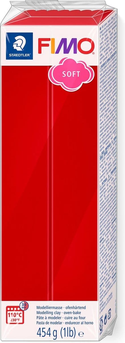 Staedtler Mod. clay FIMO soft 454g xmas red