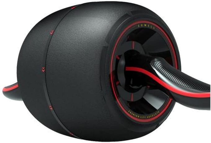 Buikspierroller Training - Ab Wheel - Krachttraining Buikspieren - Stabiel Ontwerp - 1000 Gram - Zwart