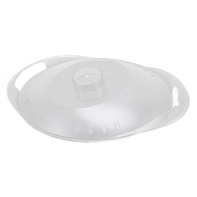 Couvercle de Panier Vapeur Transparent PCTG Résistant à la Chaleur Couvercle de Panier Vapeur Pièces de Robot Culinaire pour white