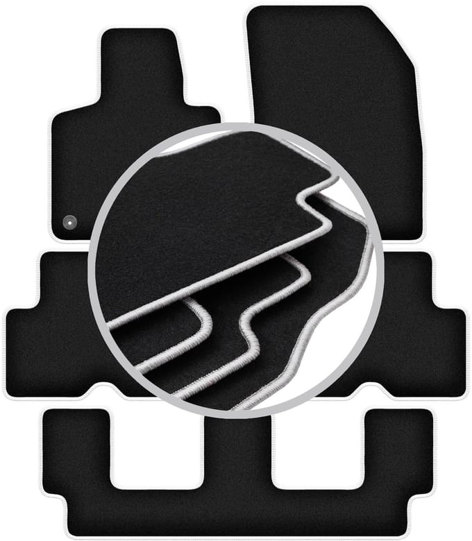 CARLUX-SILVER automatten voor: Citroen C4 Grand Spacetourer 7-zits (2013-2021)