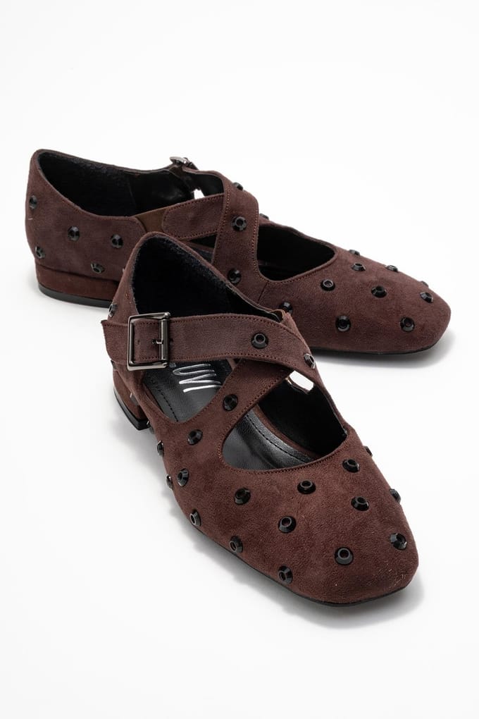 Addison Gekruiste Band Mary Jane Schoenen Dames