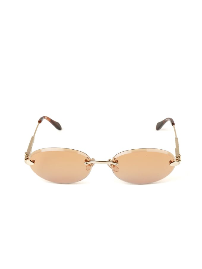 Just Cavalli Zonnebril Gepolijst Roze Goud