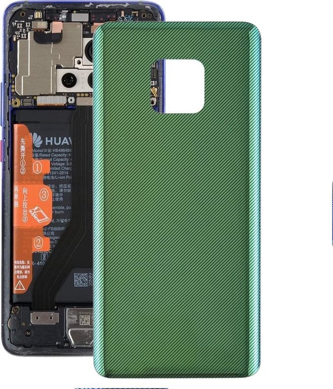 Batterij Cover Achterkant Geschikt voor Huawei Mate 20 Pro – Premium – Groen