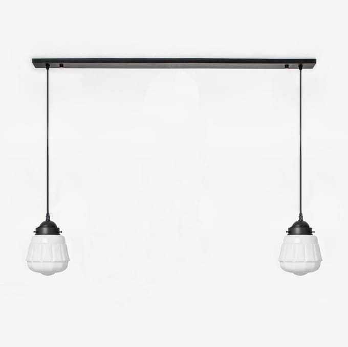 2 x Cadence lampen aan plafondbalk Moonlight - Art Deco Trade