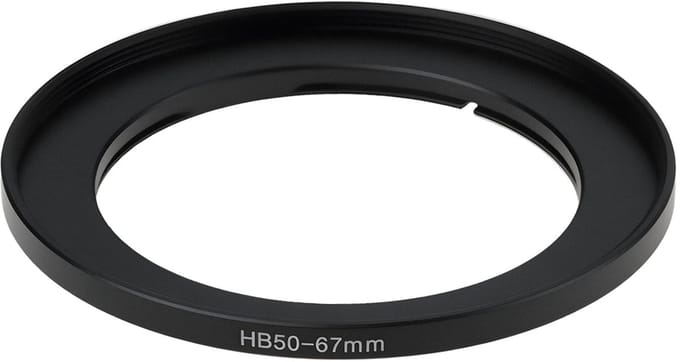 Dailygoods - Filter Adapter Ring Aluminium 50-67mm voor Hasselblad B50 - Zwart