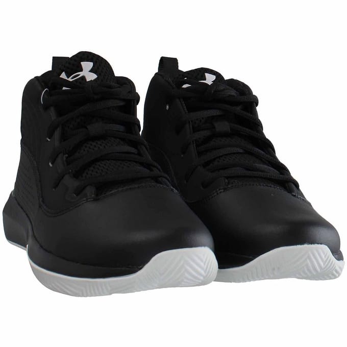 Under Armour GS Lockdown 4-BLK Zwarte kinderschoenen