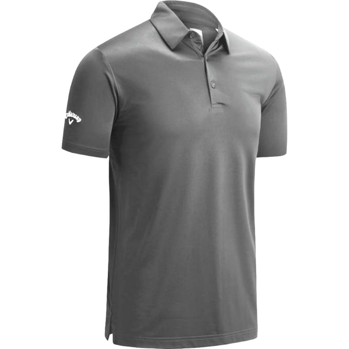 Callaway Heren Swing Tech Solid Colour Polo Shirt (Grijs)