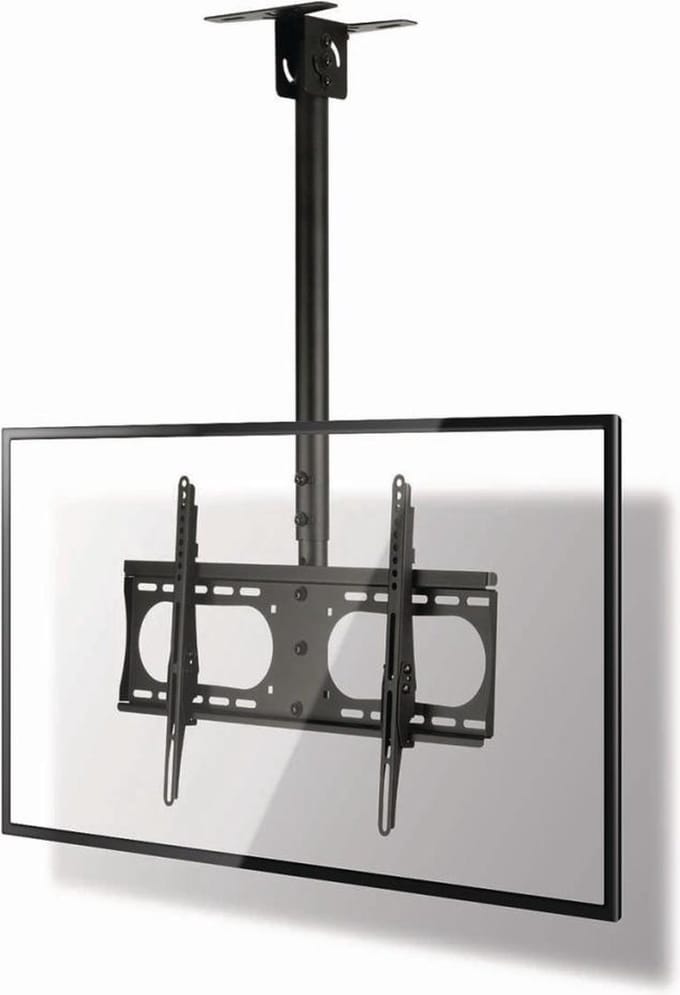 Nedis TVCM1350BK bracket - full-motion - for TV - black - Max 45 kg - recommended for 65"