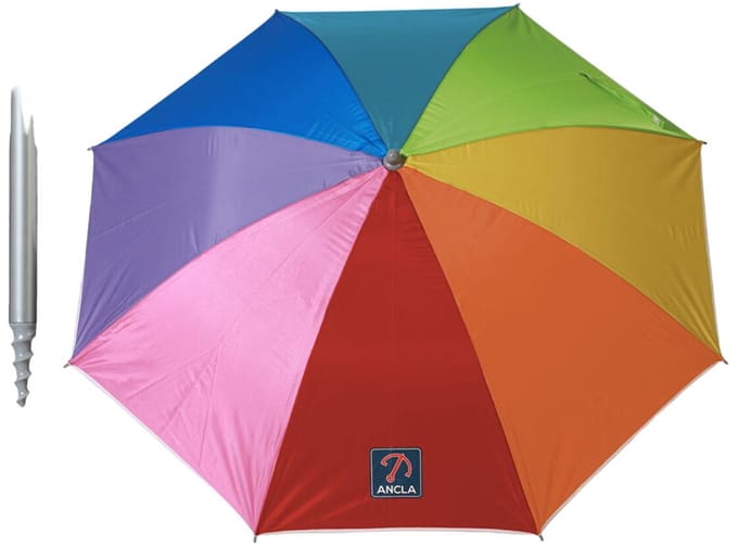 Parasoll 240 cm UPF 50+ Regenboog