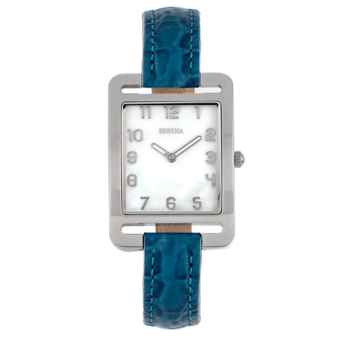 Bertha Marisol Zwitsers MOP horloge met leren band