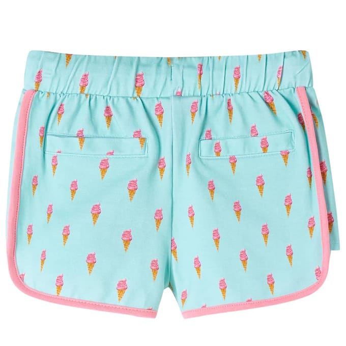 vidaXL Kindershorts met trekkoord 128 lichtmintkleurig