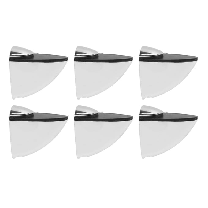 6 Pièces Pince à Verre K169 Pince Bouche de Poisson Portable Support de Rayon en Verre Réglable pour Maison Magasin