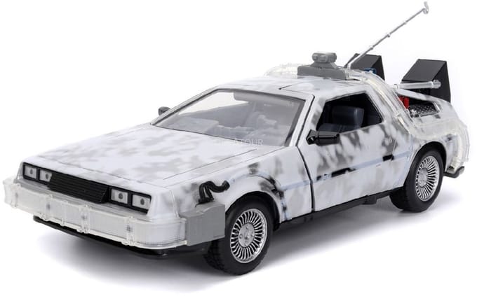 Delorean Time Machine Back to the Future Frost Jada 1:24