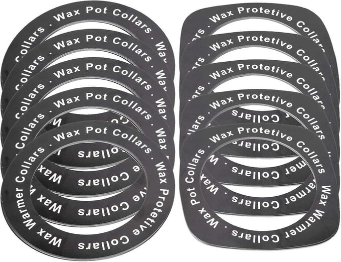Waxverwarmer Ringen - Beschermpapier Pot - Ontharingssessies - Dubbele Vorm - 100 Stuks - Wit