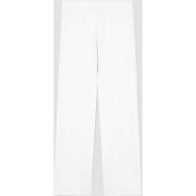 witte vrouw brede been broek