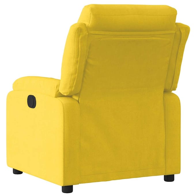 vidaXL - Fauteuil - verstelbaar - fluweel - geel