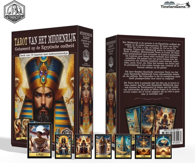 Timmersgems Tarot van het Middenrijk - 78 kaarten met instructieboek