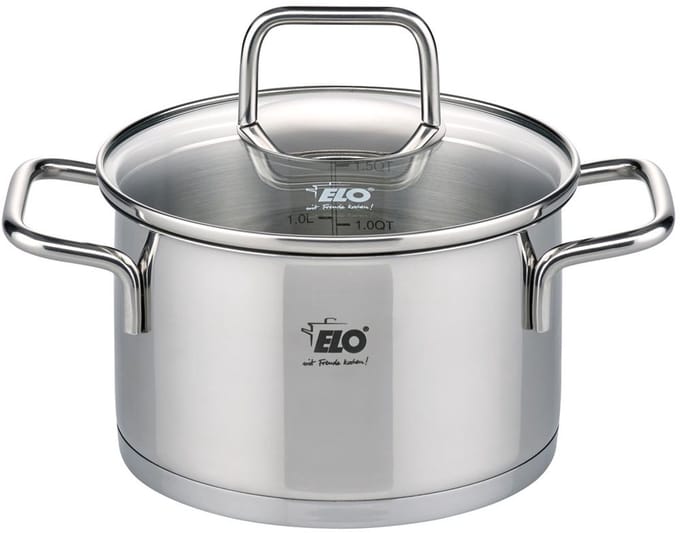 Roestvrijstalen braadpan 16 cm van 1,7 liter Elo Citrin