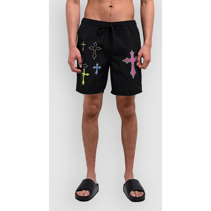 Ninth Hall 18" Crosses Boardshorts zwart