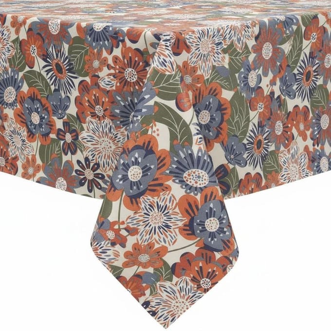 Protecttable - Tafelzeil Bloemenzee 140x250cm - Tafelkleed Afwasbaar - Kunststof