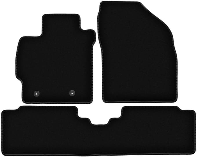BASIC zwarte veloursmatten voor: Toyota Auris I hatchback (2006-2013)