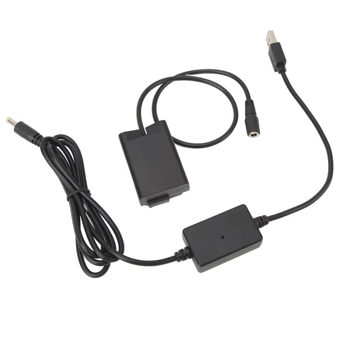 Camera Dummy Batterij EN EL25 Volledig Gedecodeerd Continue Voeding USB Interface PCM Veiligheid gray